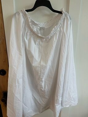 Madewell White Paper Bag Skirt